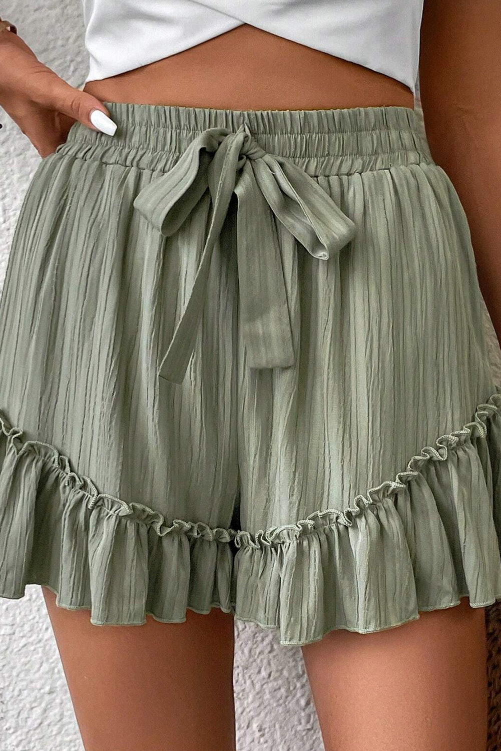 Laurel Green Shorts