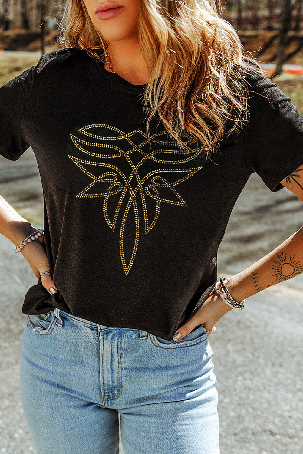 Rhinestone Western