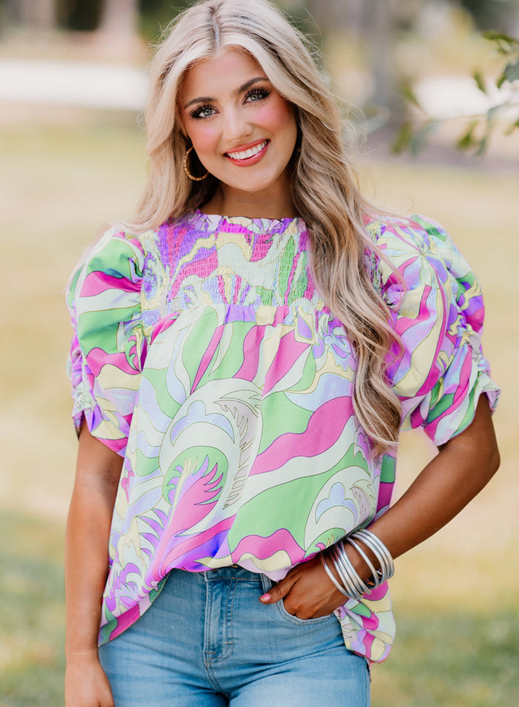 Garden Muse Statement Blouse