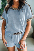 Blue Breezey Leopard Set