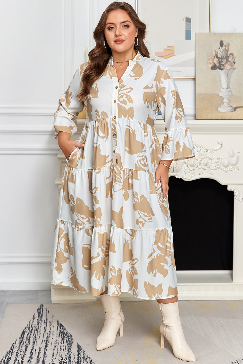 Effortless Chic Buff Dress