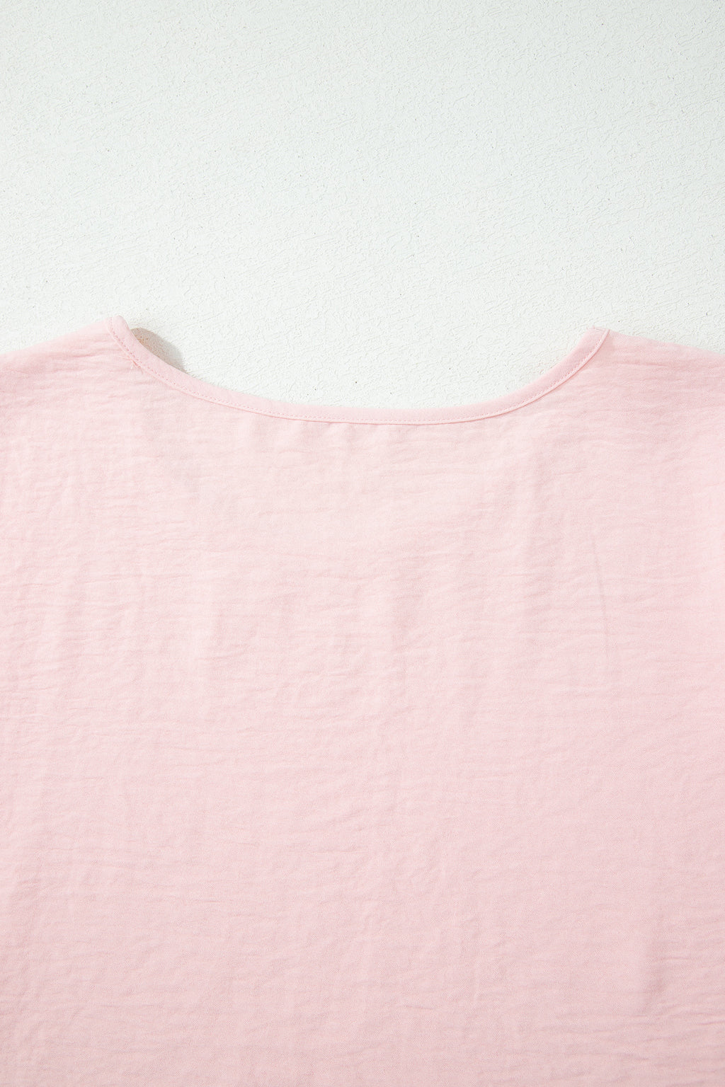 Light Pink Short Sleeve Blouse