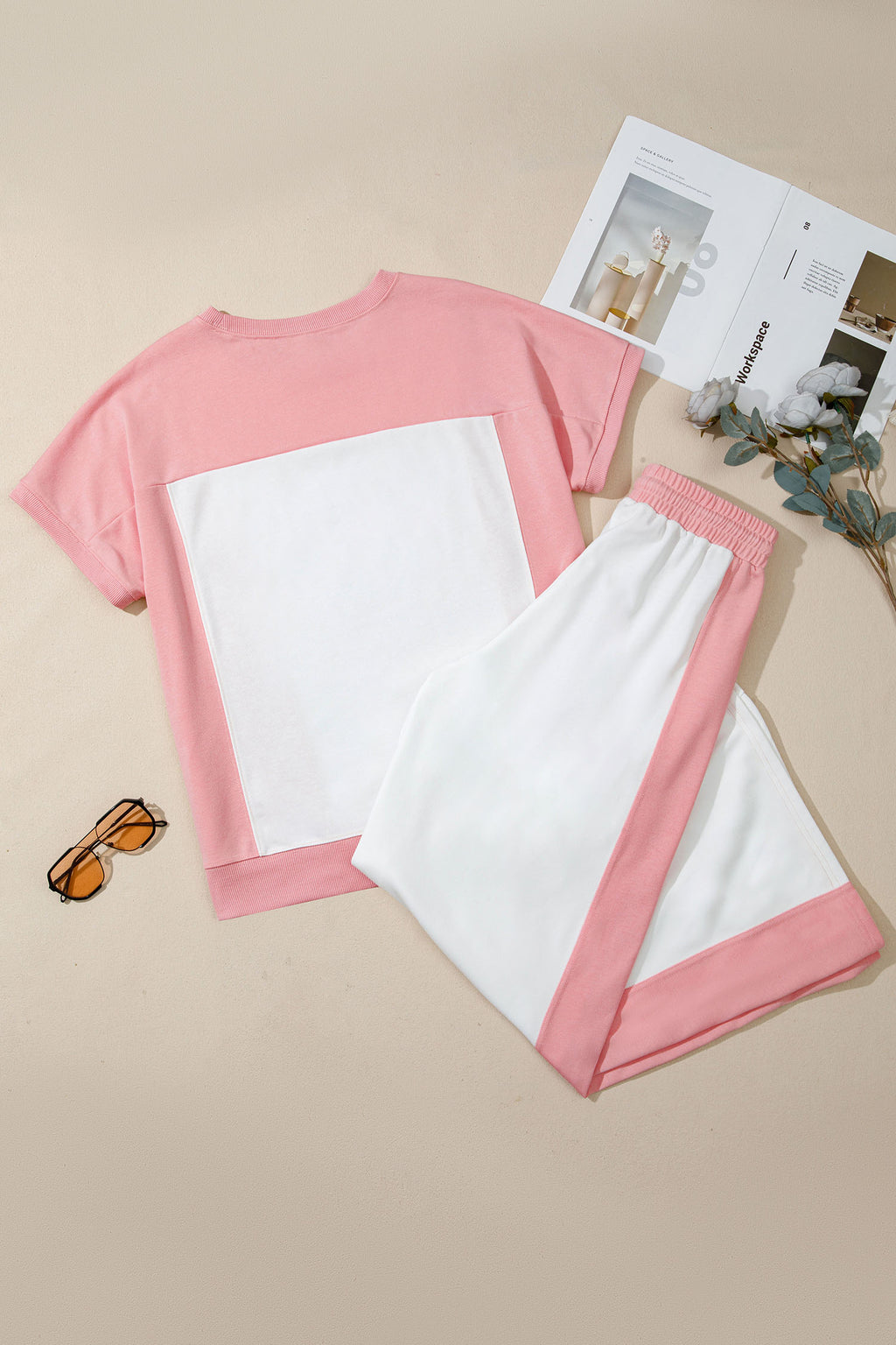 Blush Cream Lounge Set