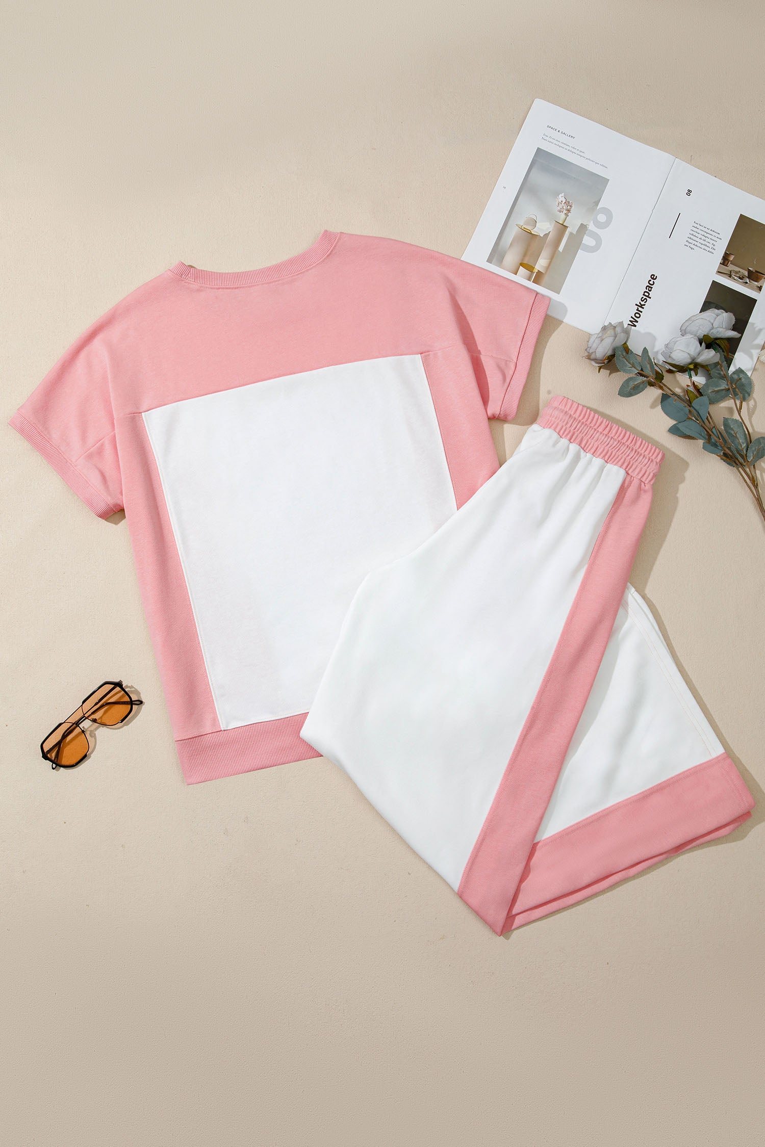 Blush Cream Lounge Set