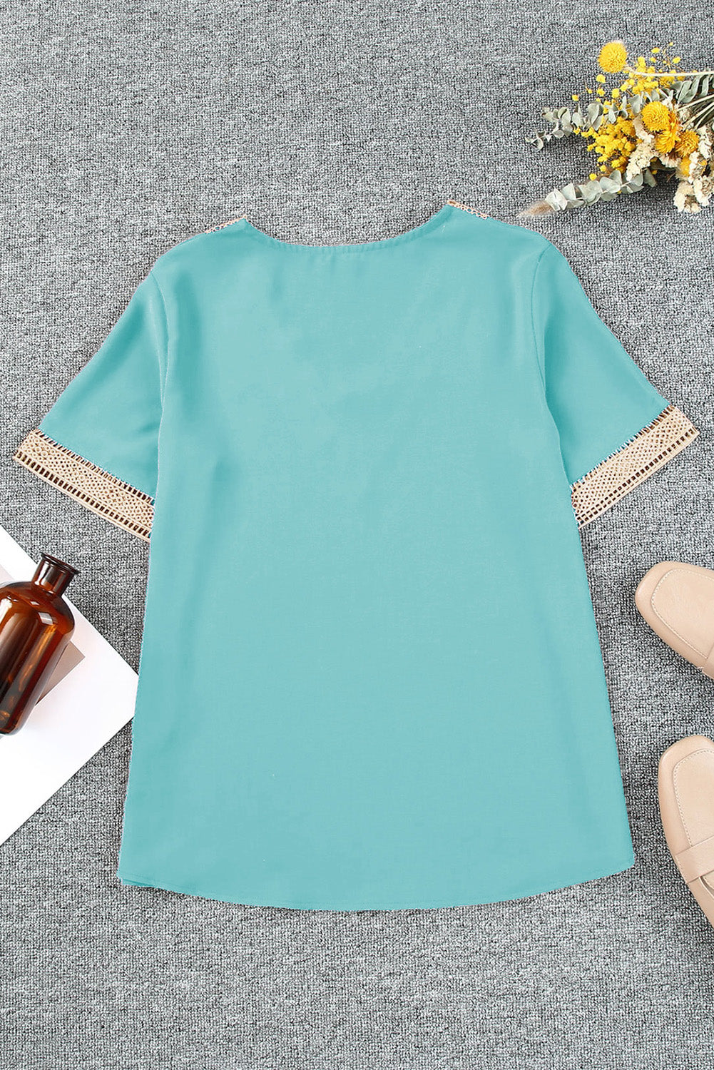 Green Lace Blouse