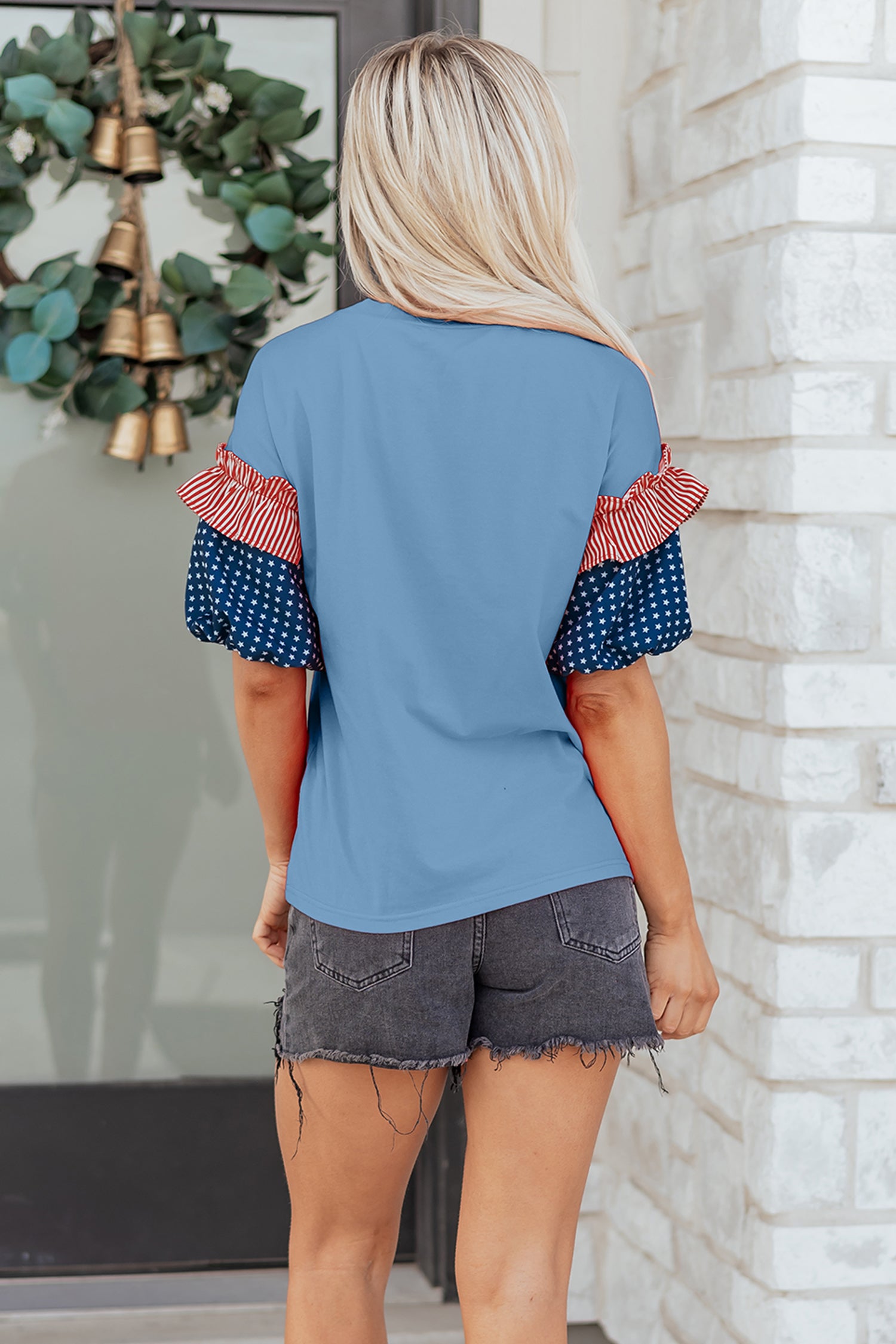 Beau Blue Stars Top
