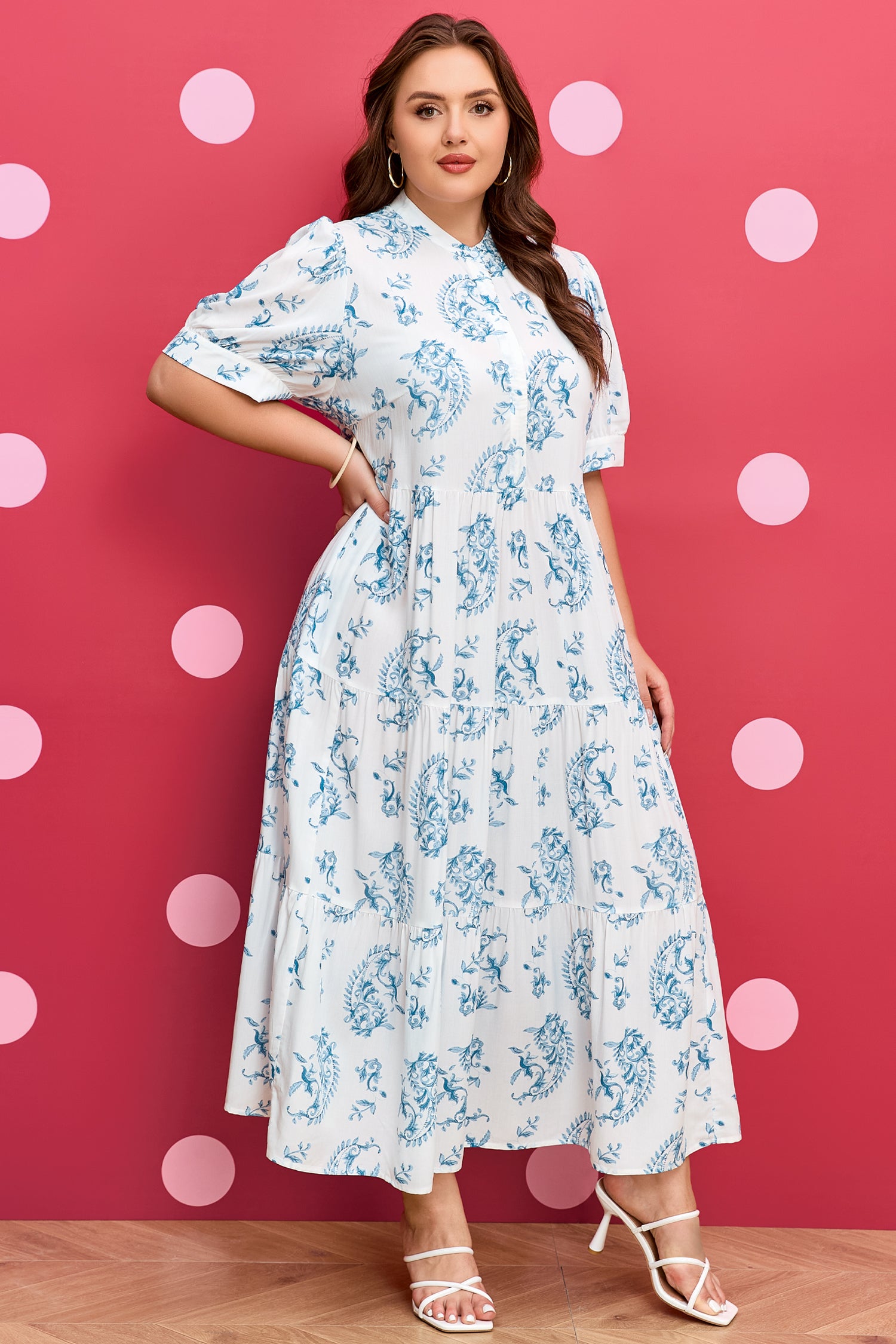Shabby Flowing Maxi Dress