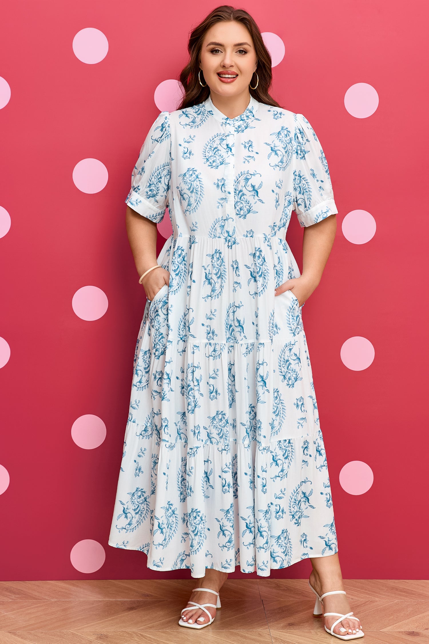Shabby Flowing Maxi Dress