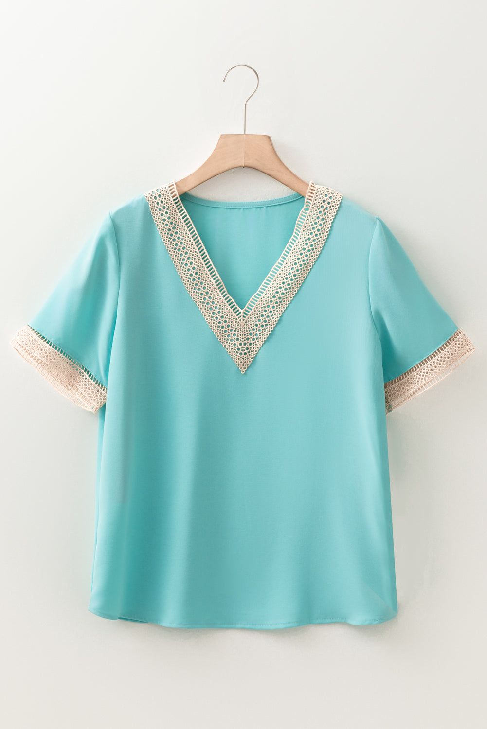 Green Lace Blouse