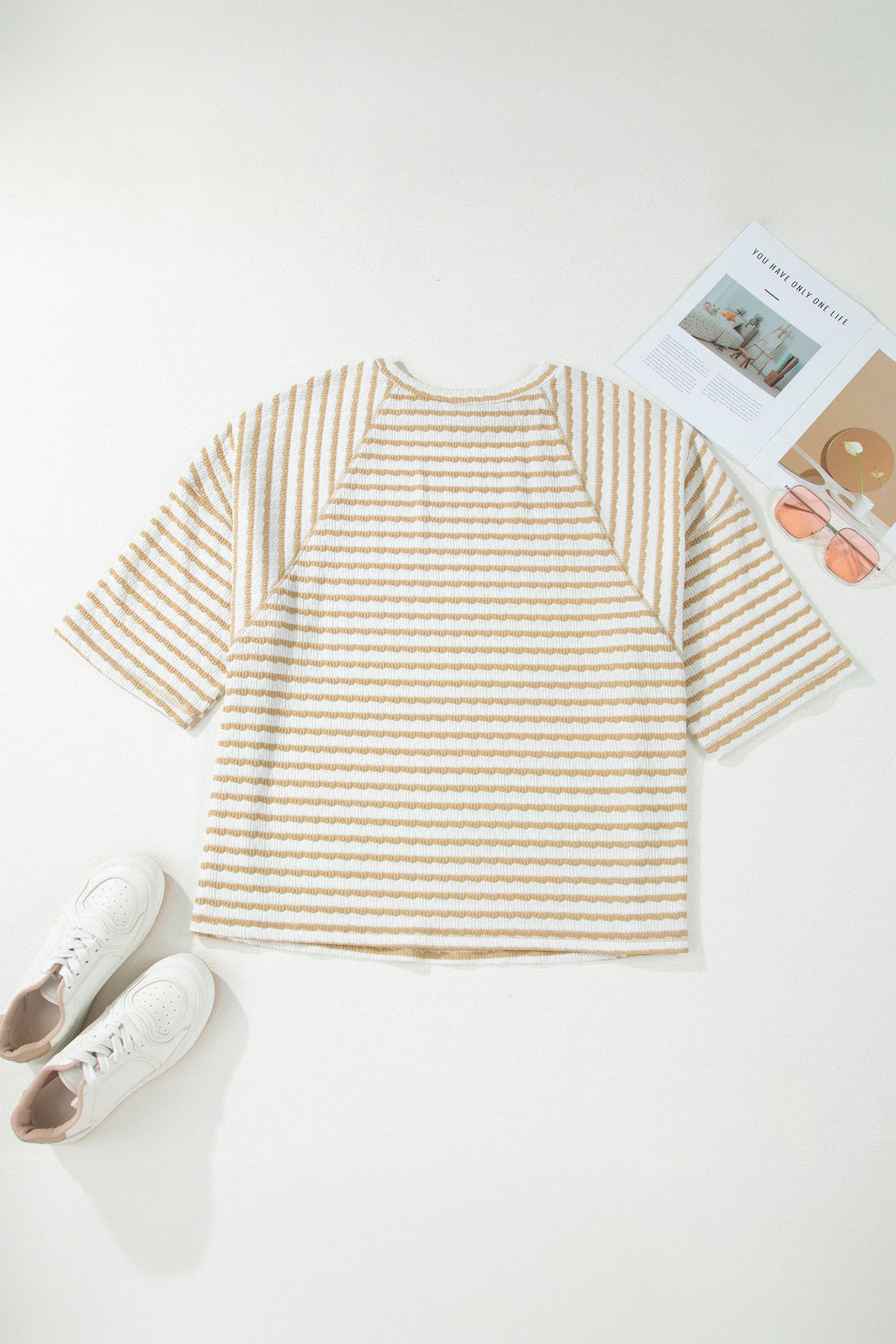 Soft Sands Stripe Top