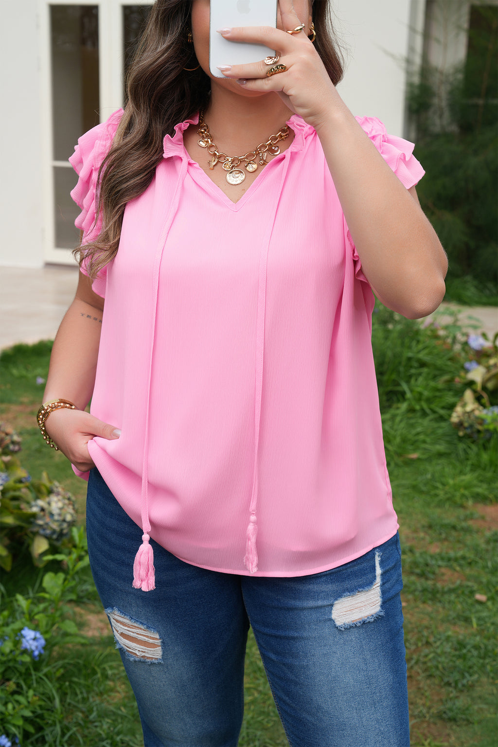 Signature Blushing Blouse