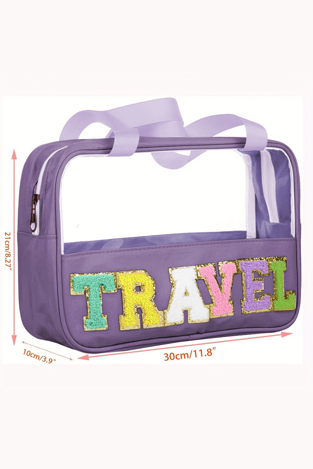 Purple TRAVEL Makeup Bag
