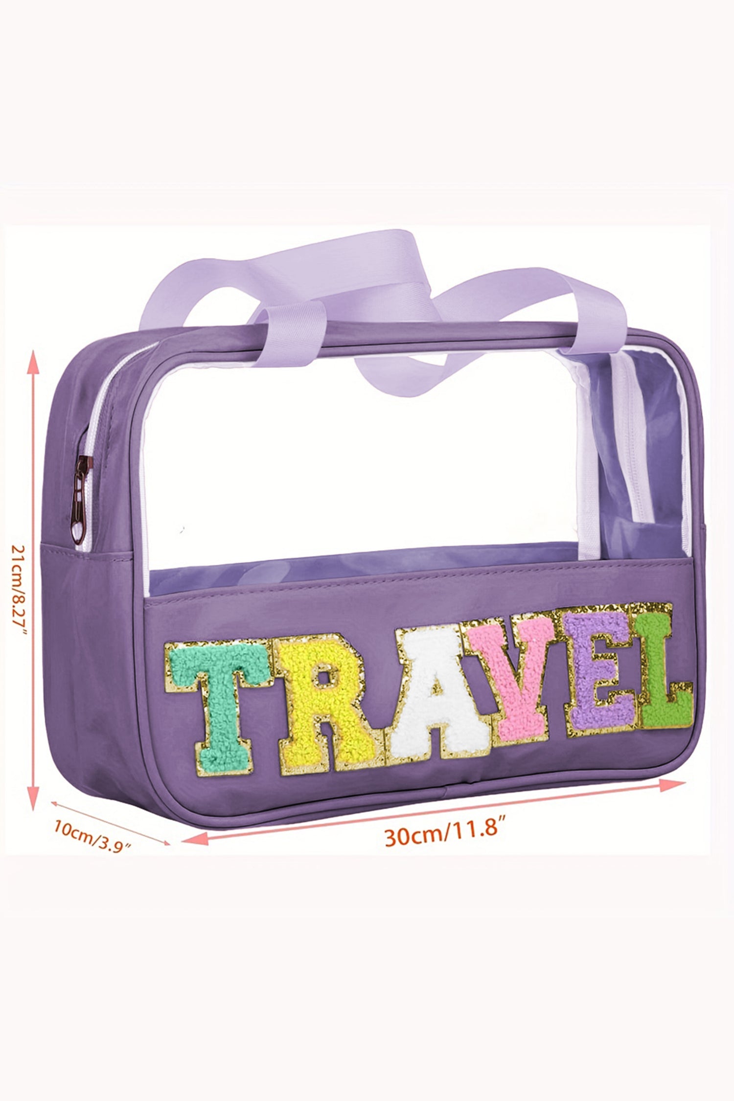 Purple TRAVEL Makeup Bag