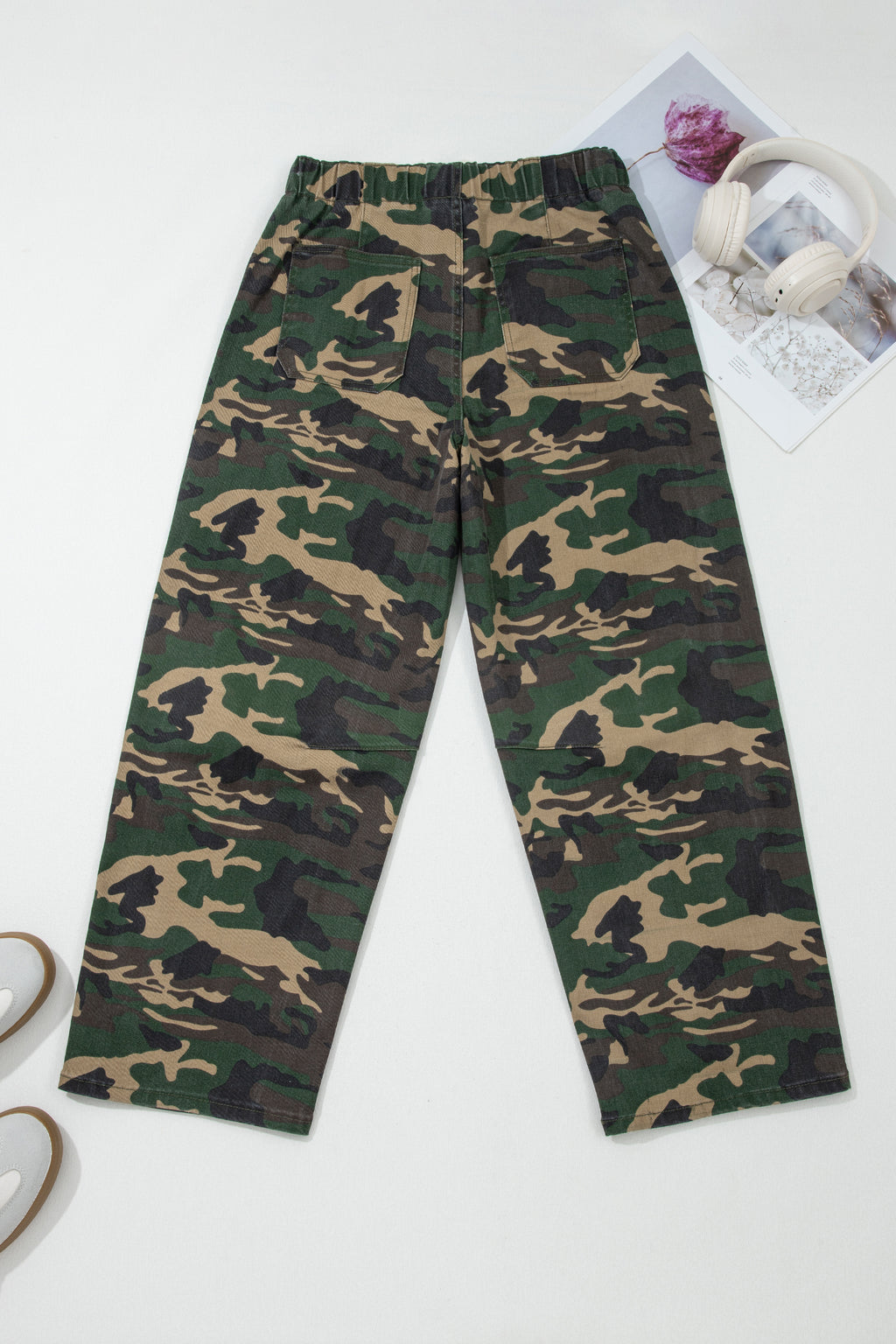 Green Camouflage Jeans