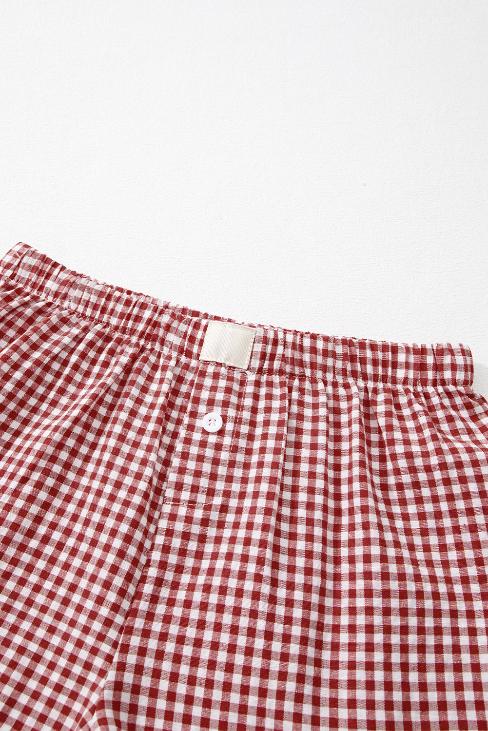 Red Gingham Shorts
