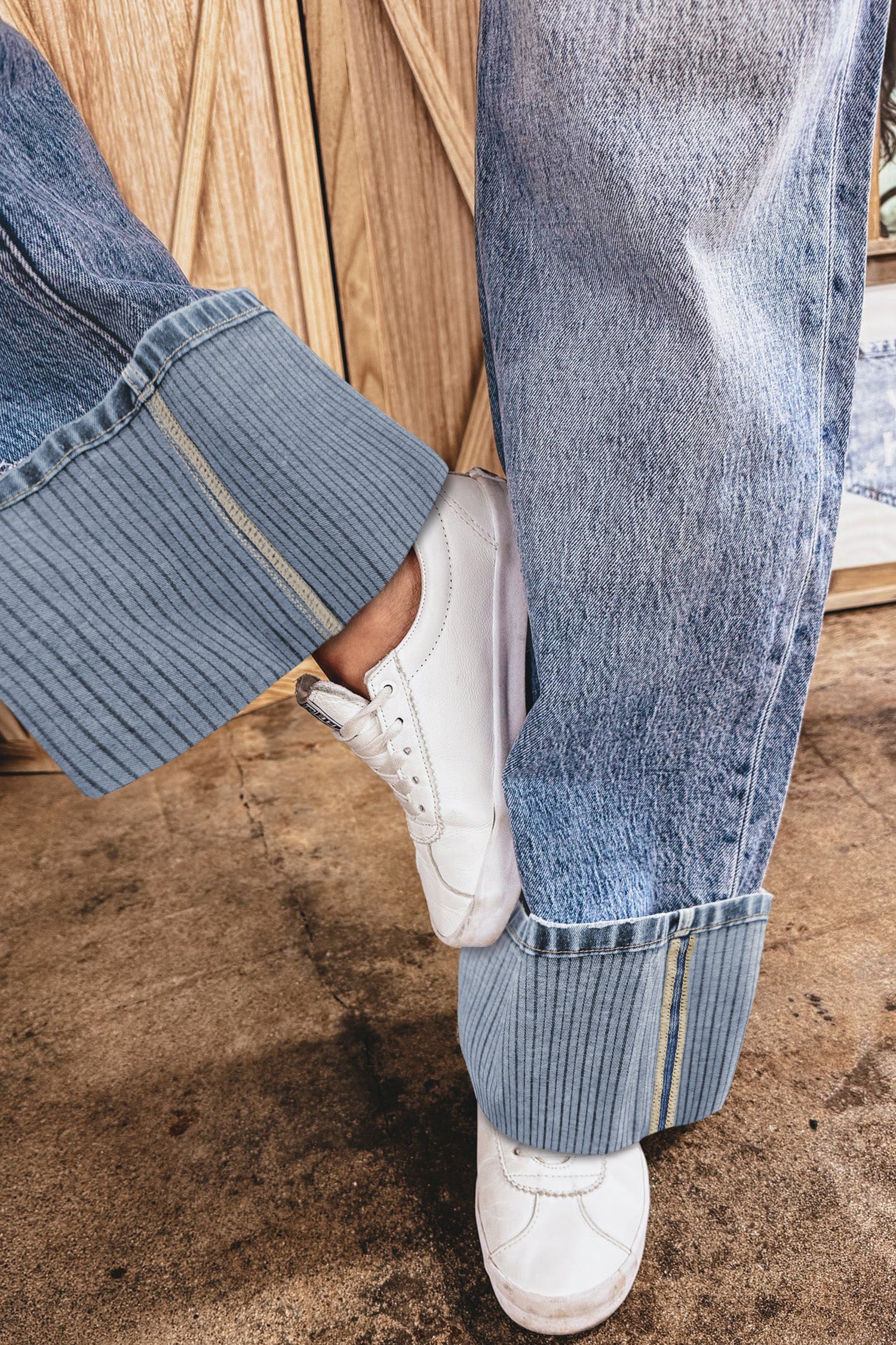 Ashleigh Blue Cuffed Jeans