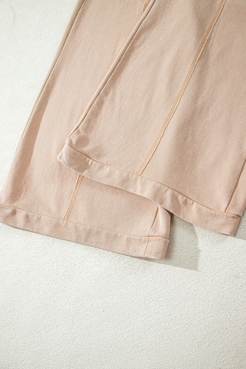 Smoke Gray Mineral Wash Drawstring Retro High Waist Wide Leg Western Pants