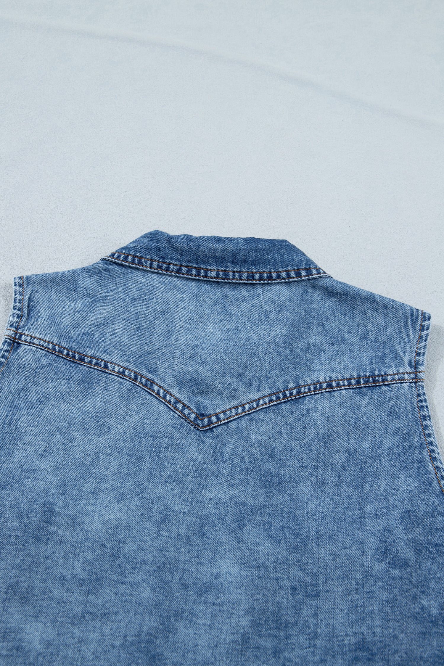 Dusk Blue Denim Vest