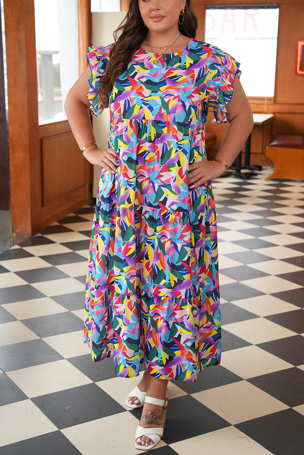Blushing into Spring Maxi Dress