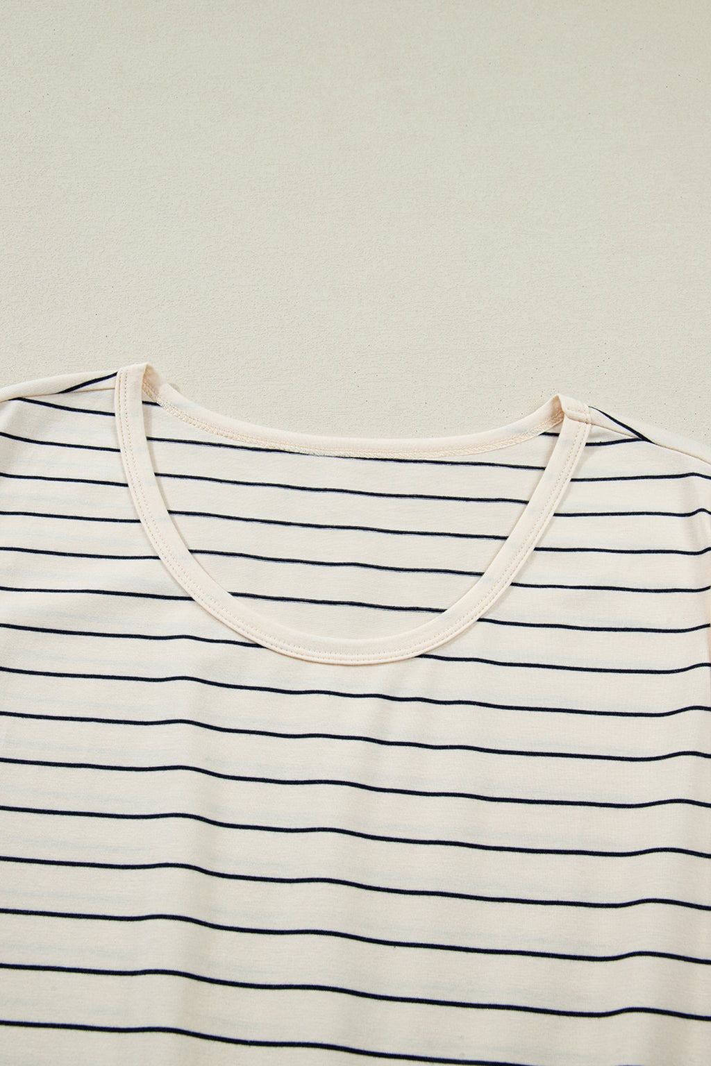 Stripe Drawstring Tunic Tank Mini Dress