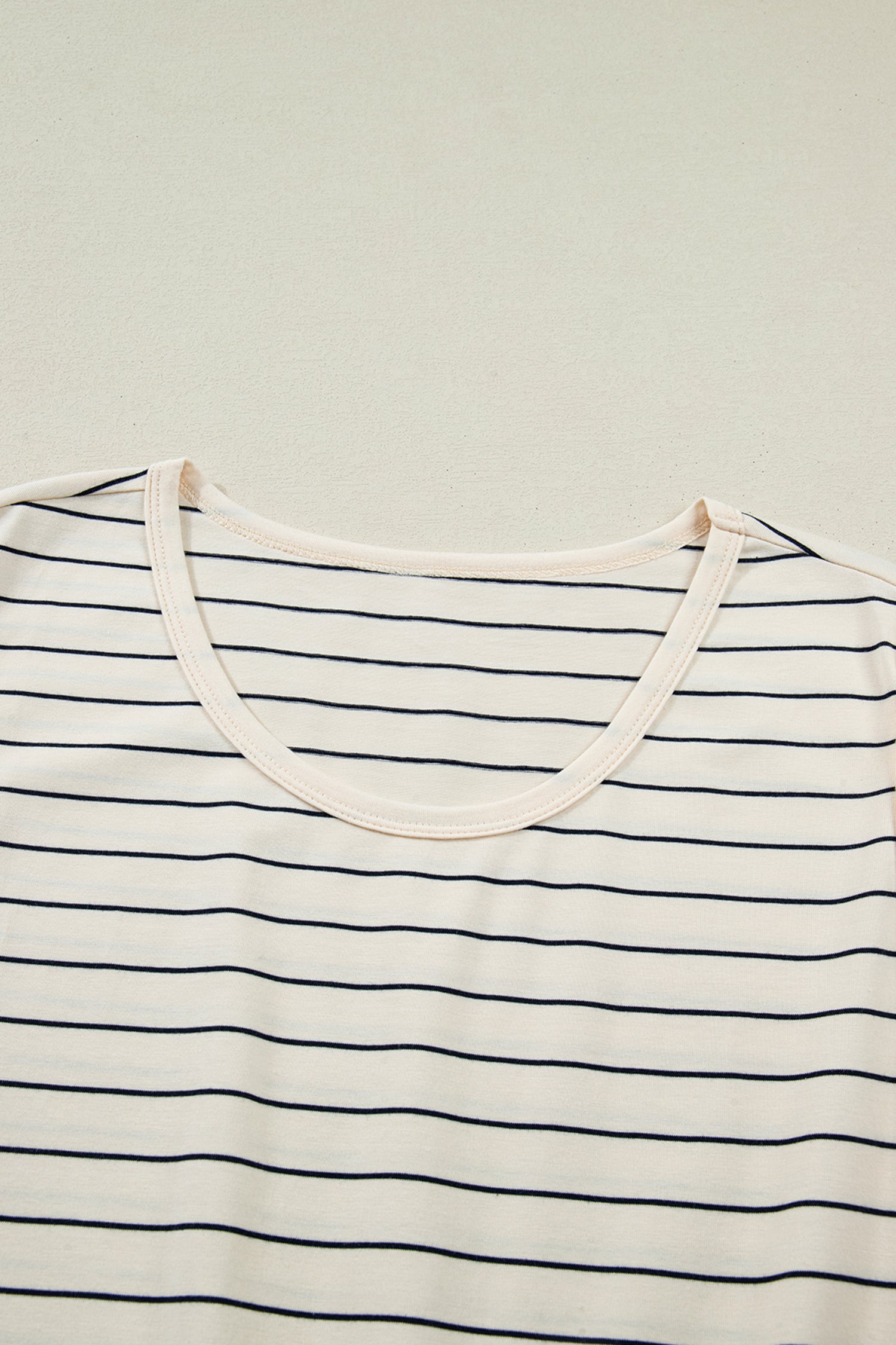 Stripe Drawstring Tunic Tank Mini Dress