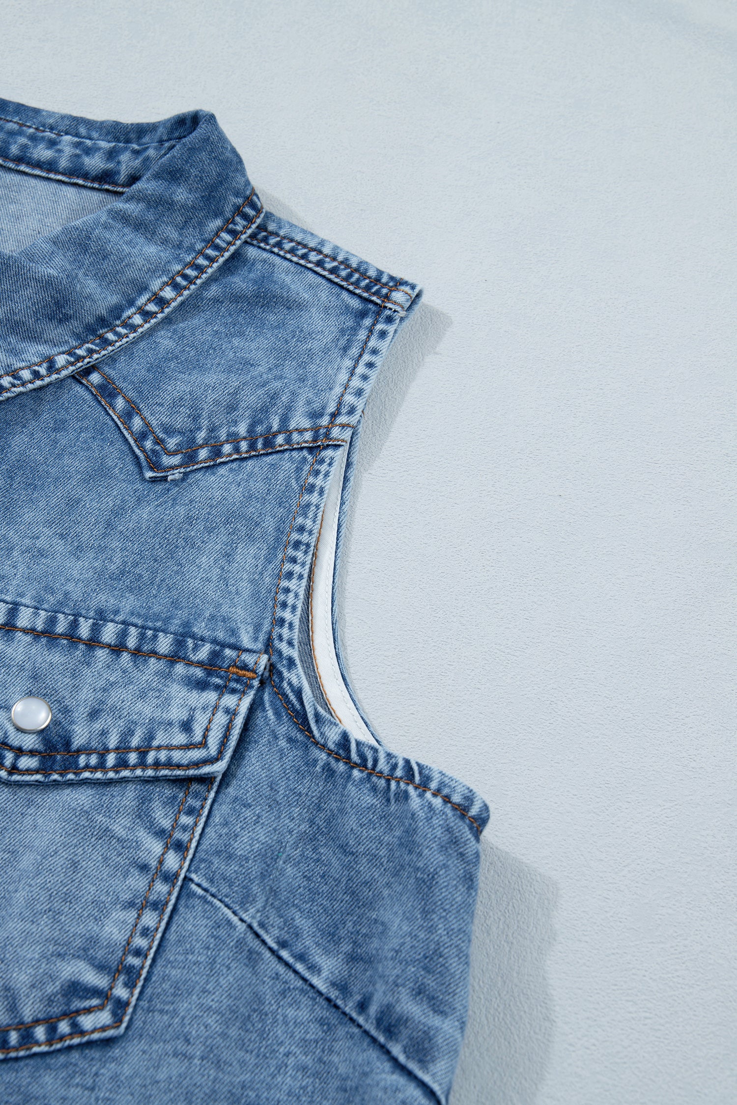 Dusk Blue Denim Vest