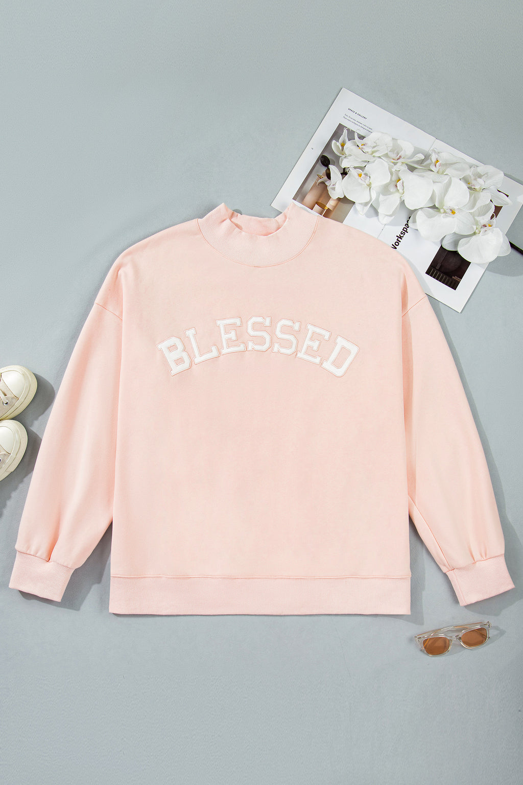 Blush Blessed Cozy Sweatshirt