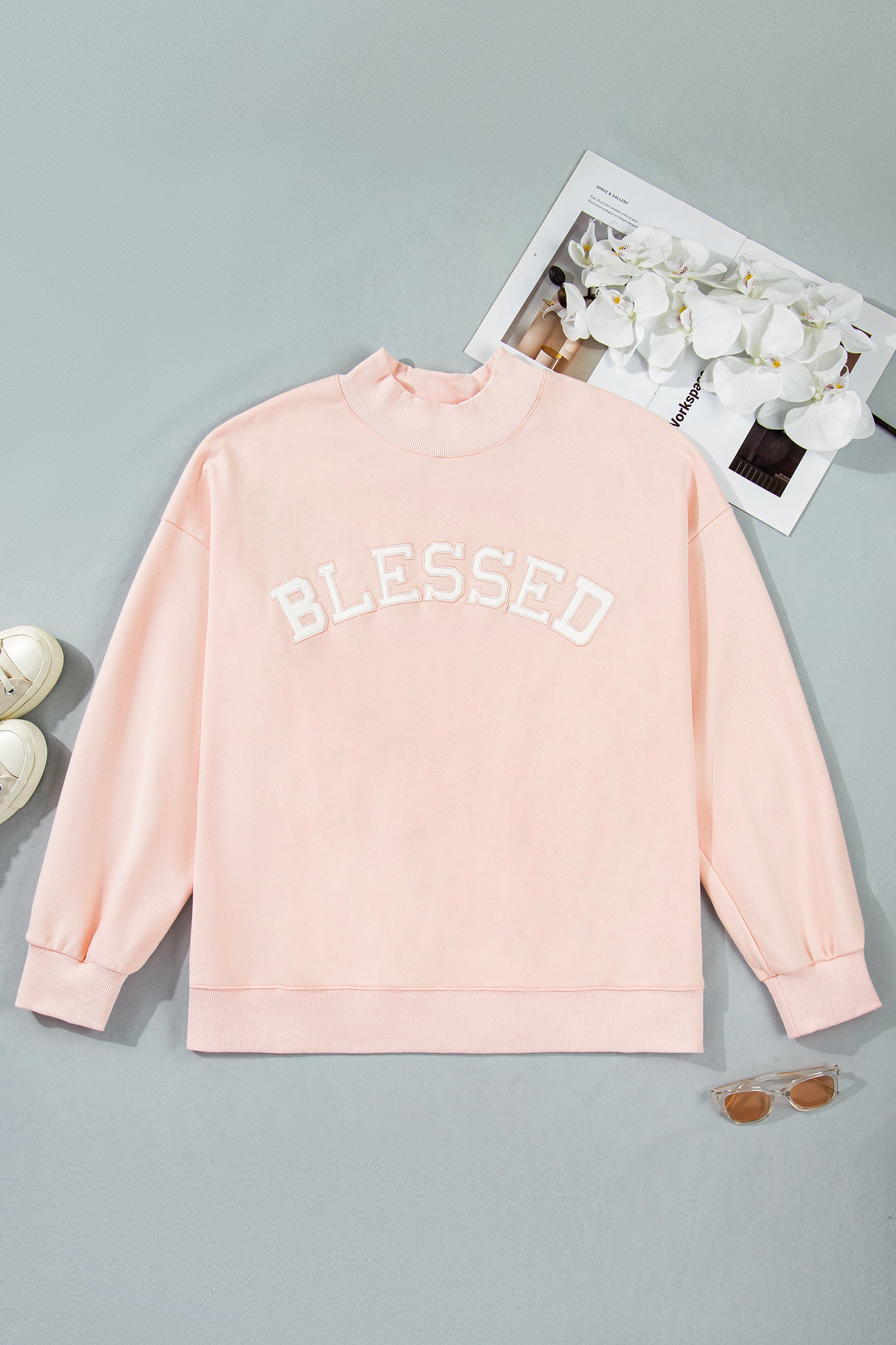 Blush Blessed Cozy Sweatshirt