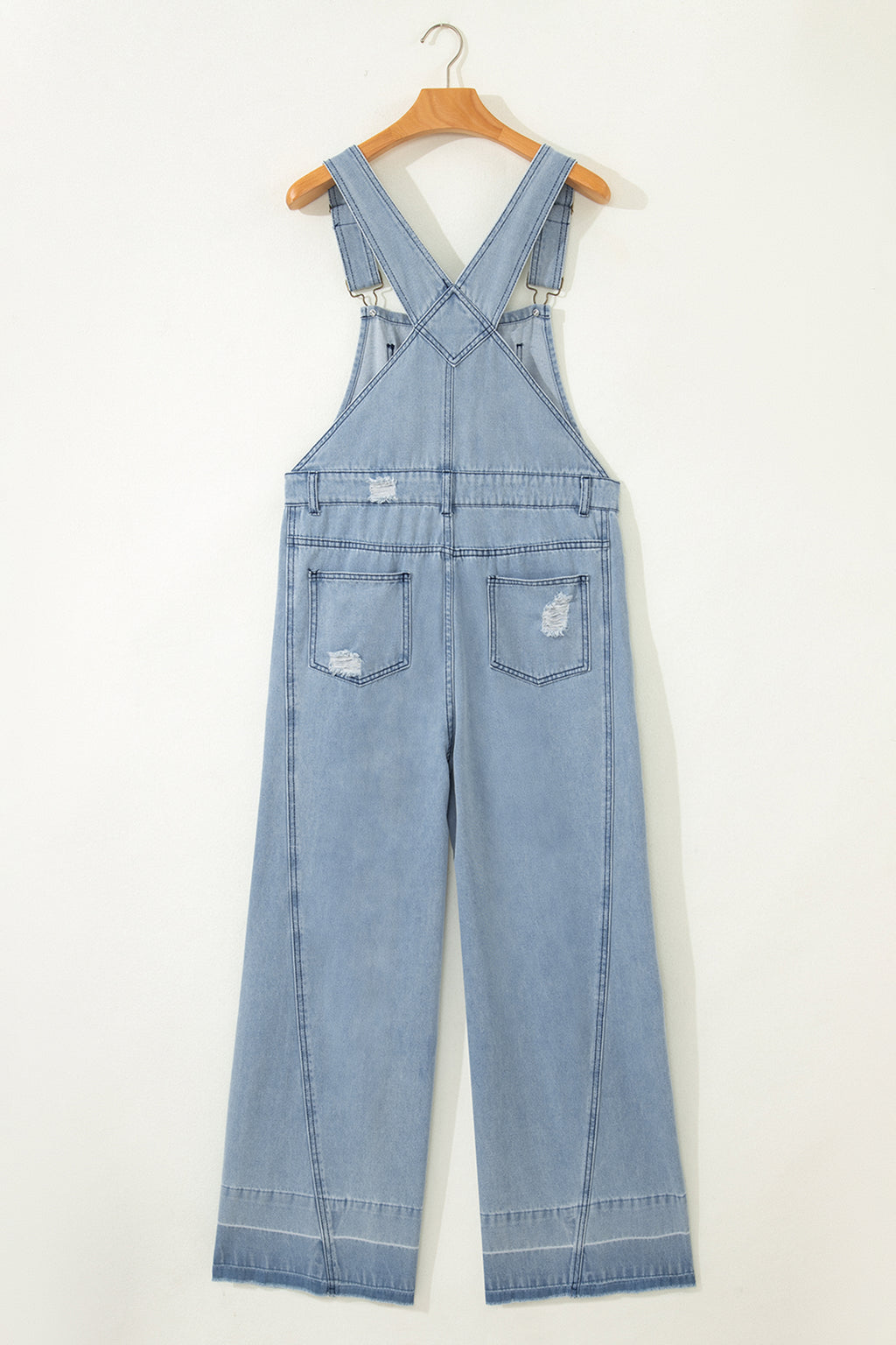 Retro Denim Overall Jumpsuit