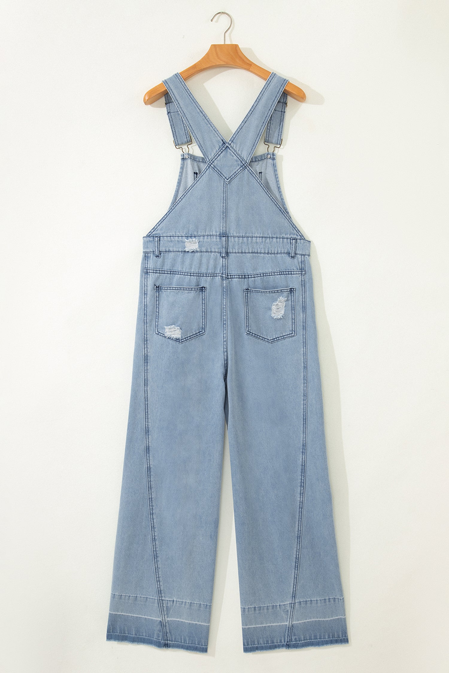 Retro Denim Overall Jumpsuit