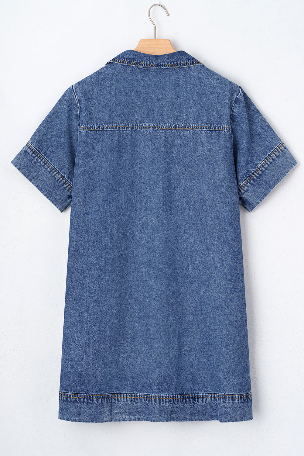 Blue Denim Mini Dress