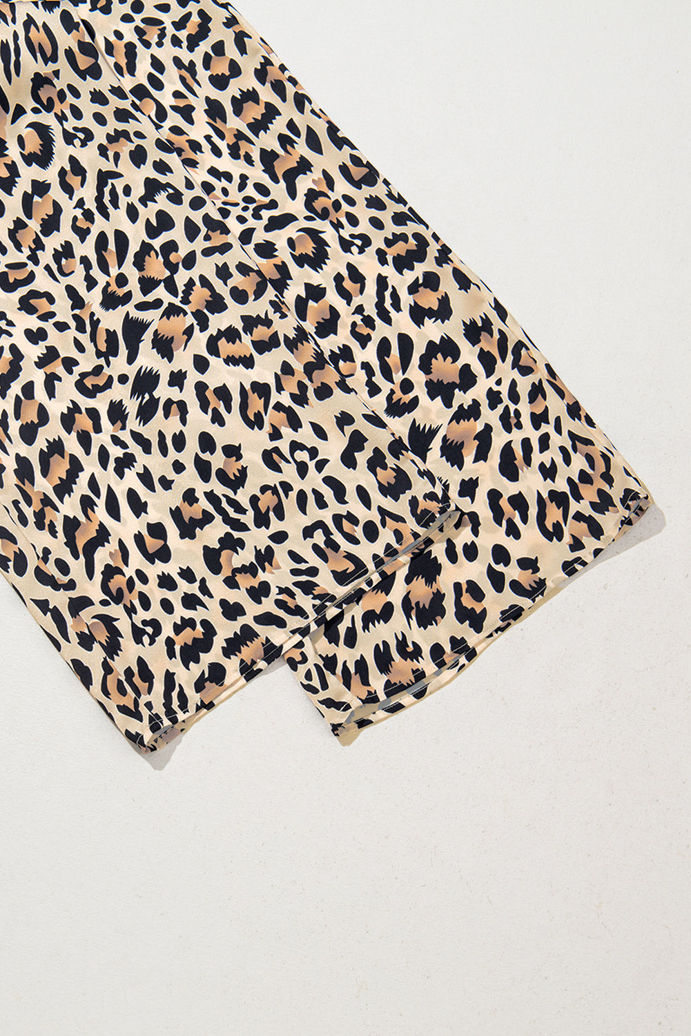 Leopard Wide Leg Pants