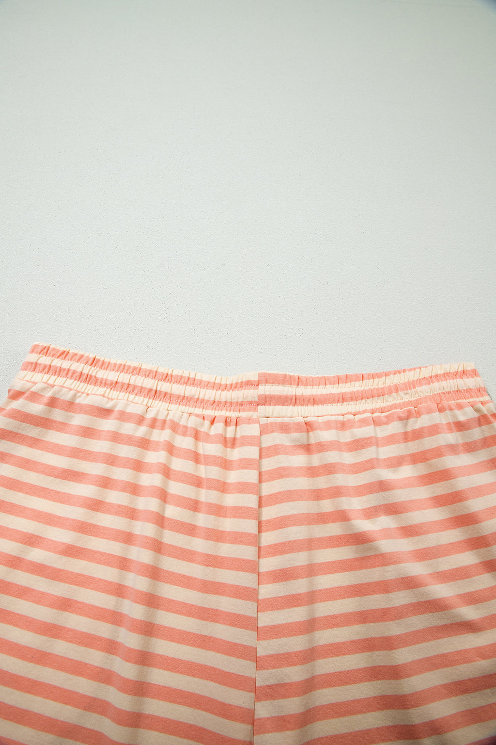 Blush Stripe Lounge Set