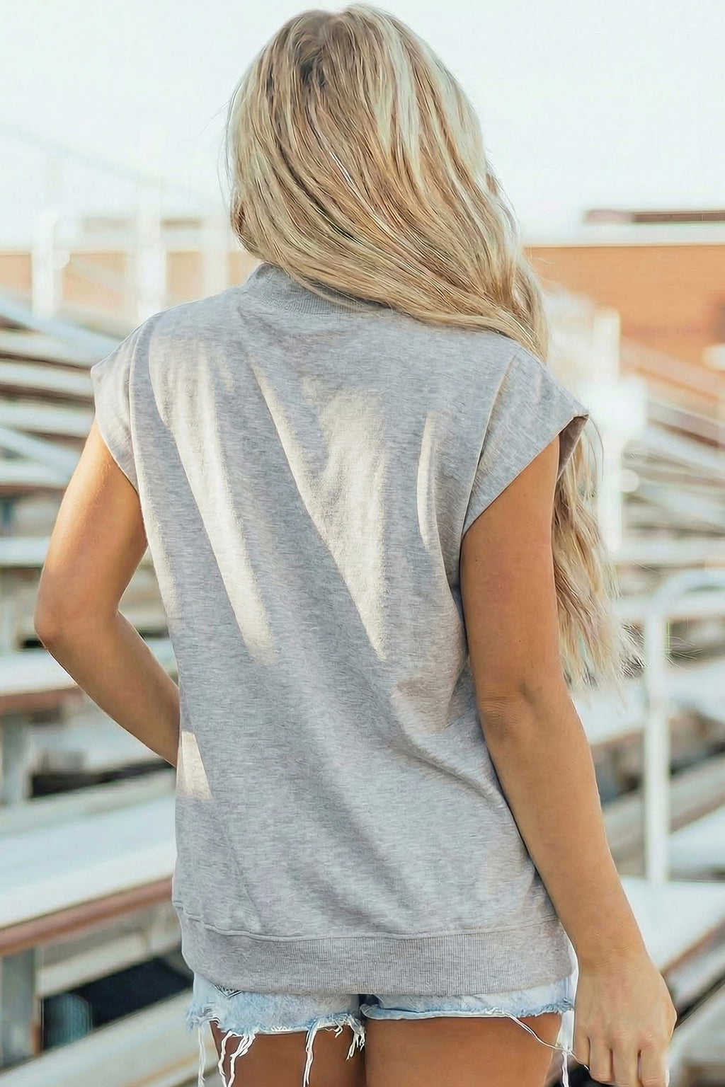 Light Grey Loose Top
