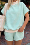 Mint Stripe Chill Set