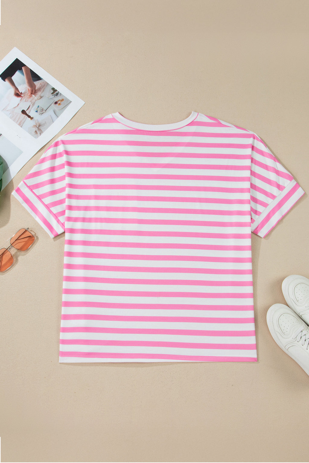 Sweet Stripe Pocket Tee
