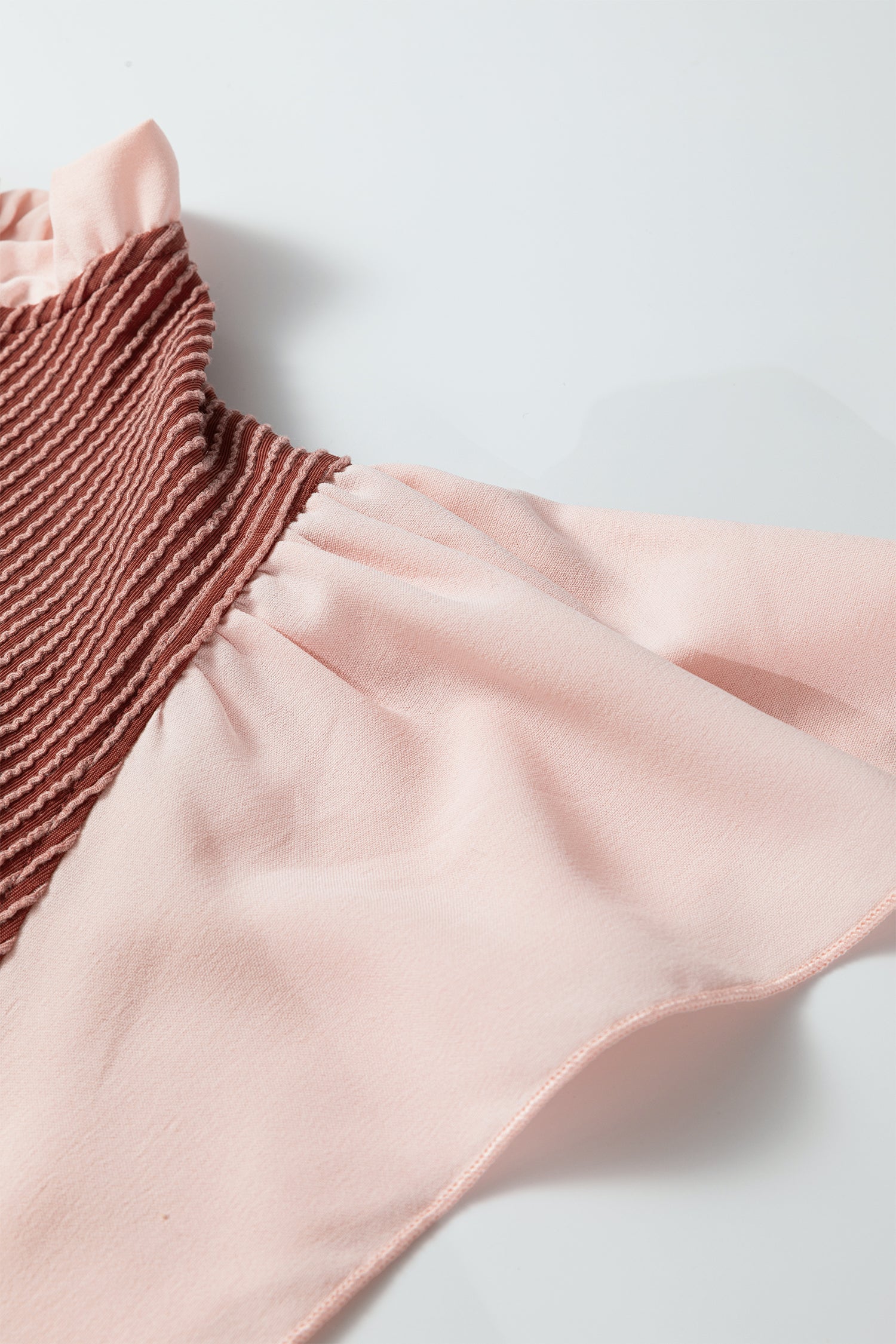 Chic Rose Frilly Blouse