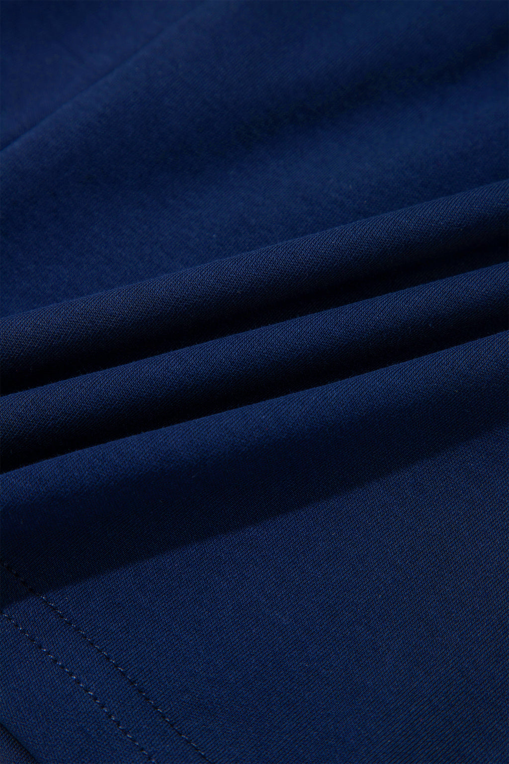 Dirty blue Contrast Trim U Neck Sleeveless Mini Dress