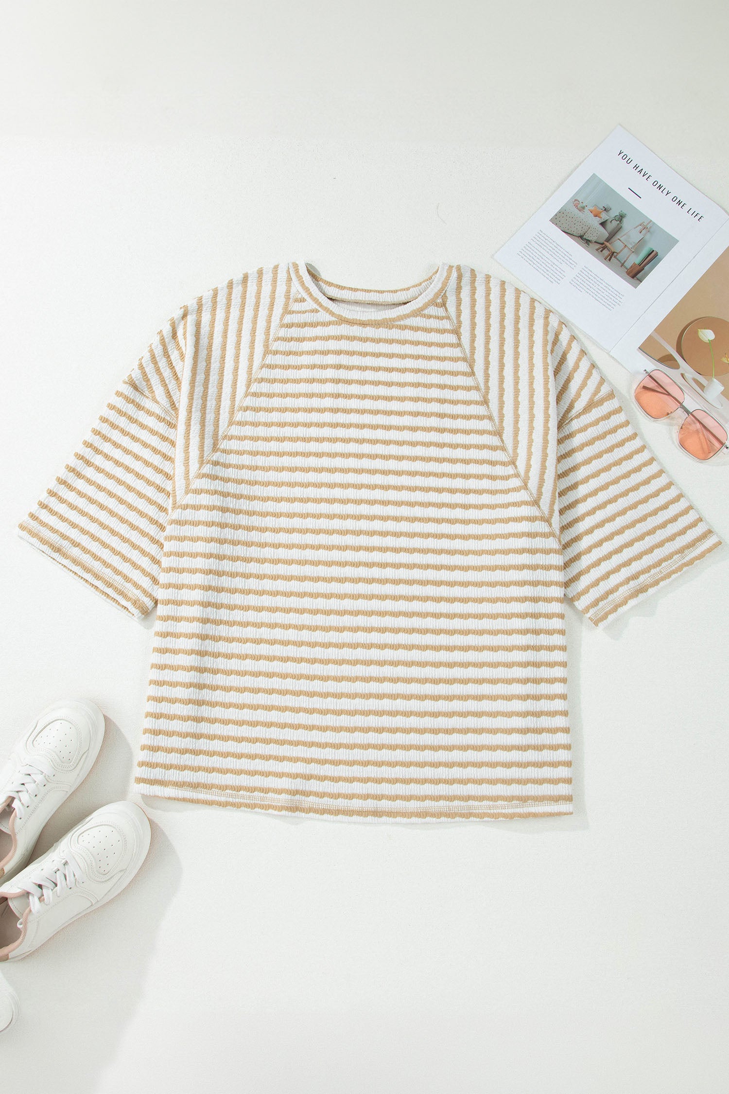 Soft Sands Stripe Top