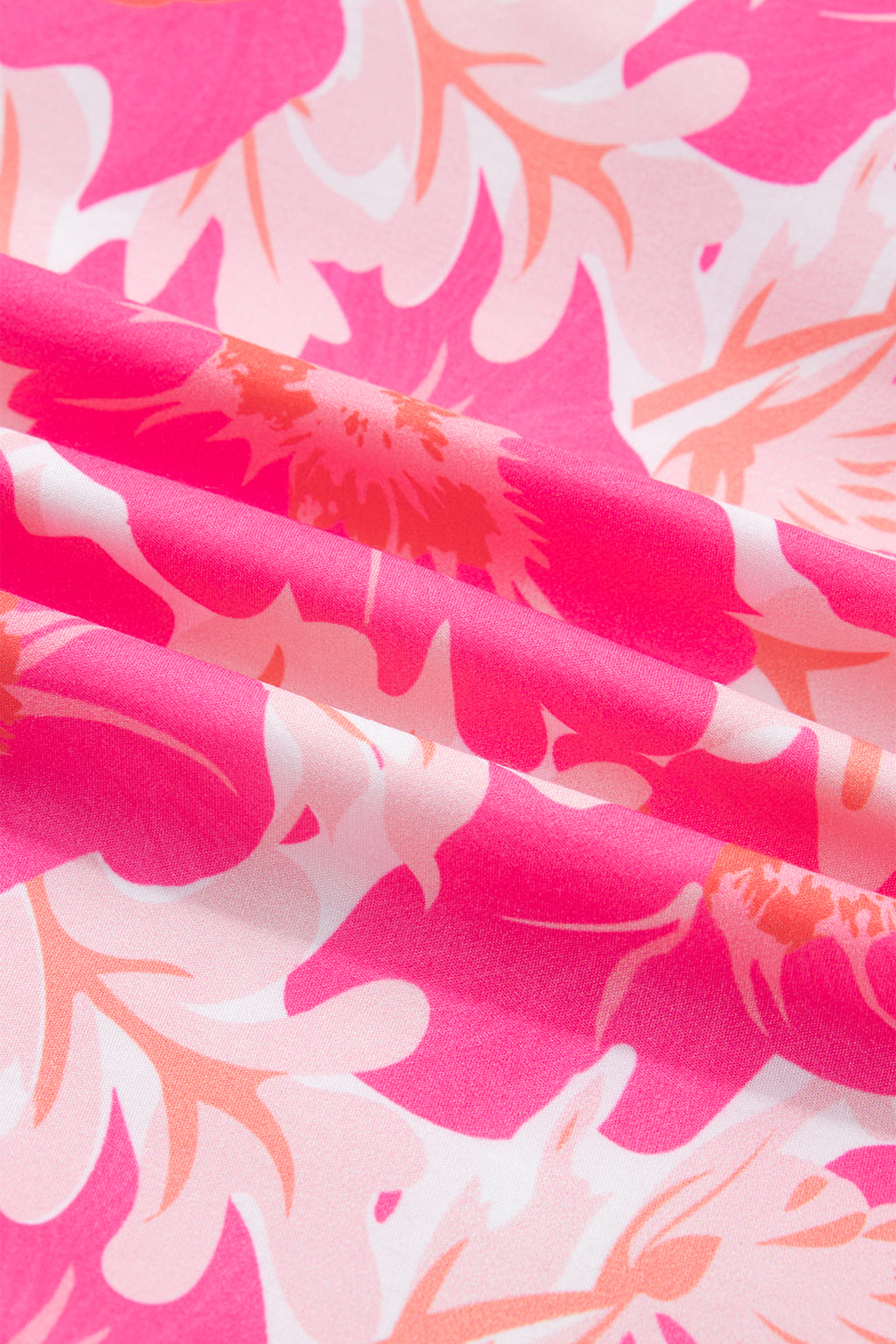 Pink Summer Floral Blouse