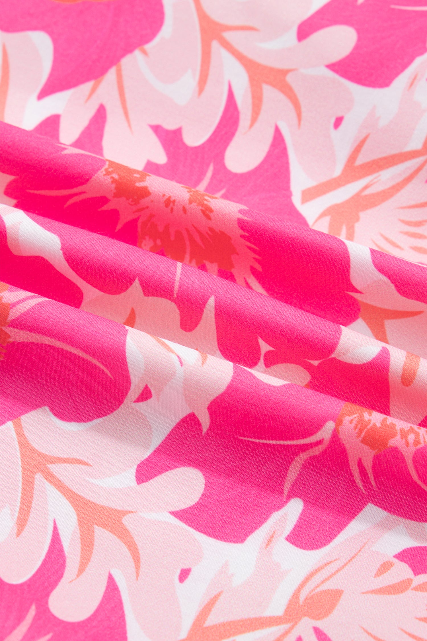 Pink Summer Floral Blouse