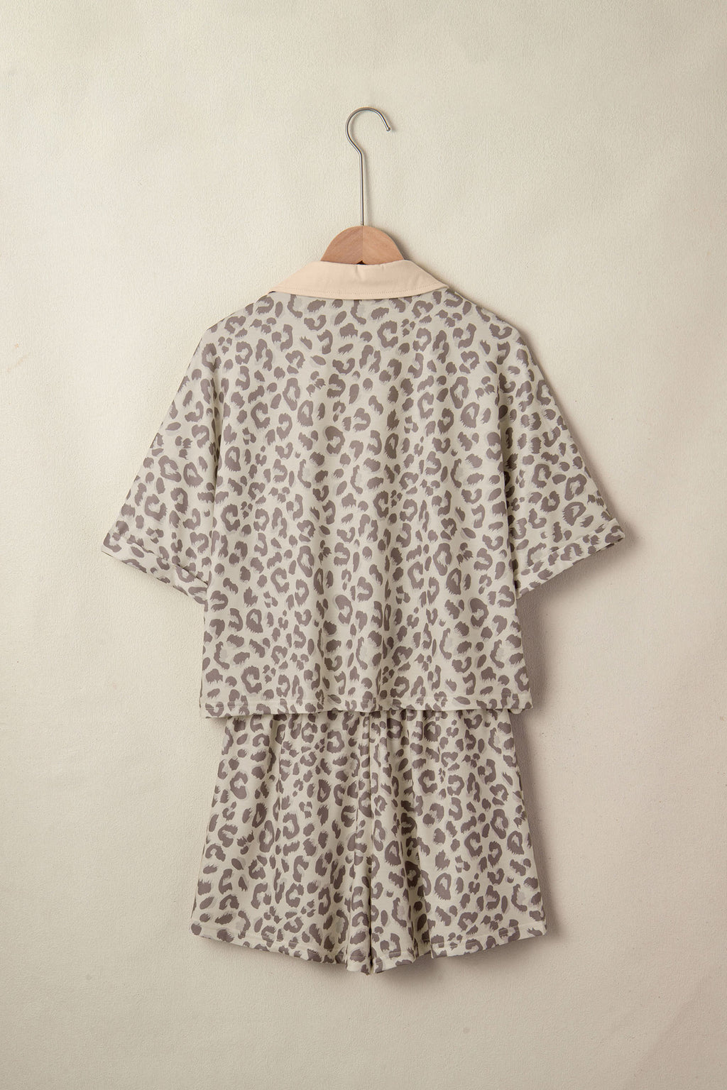 Leopard Printed 2pcs Short Set