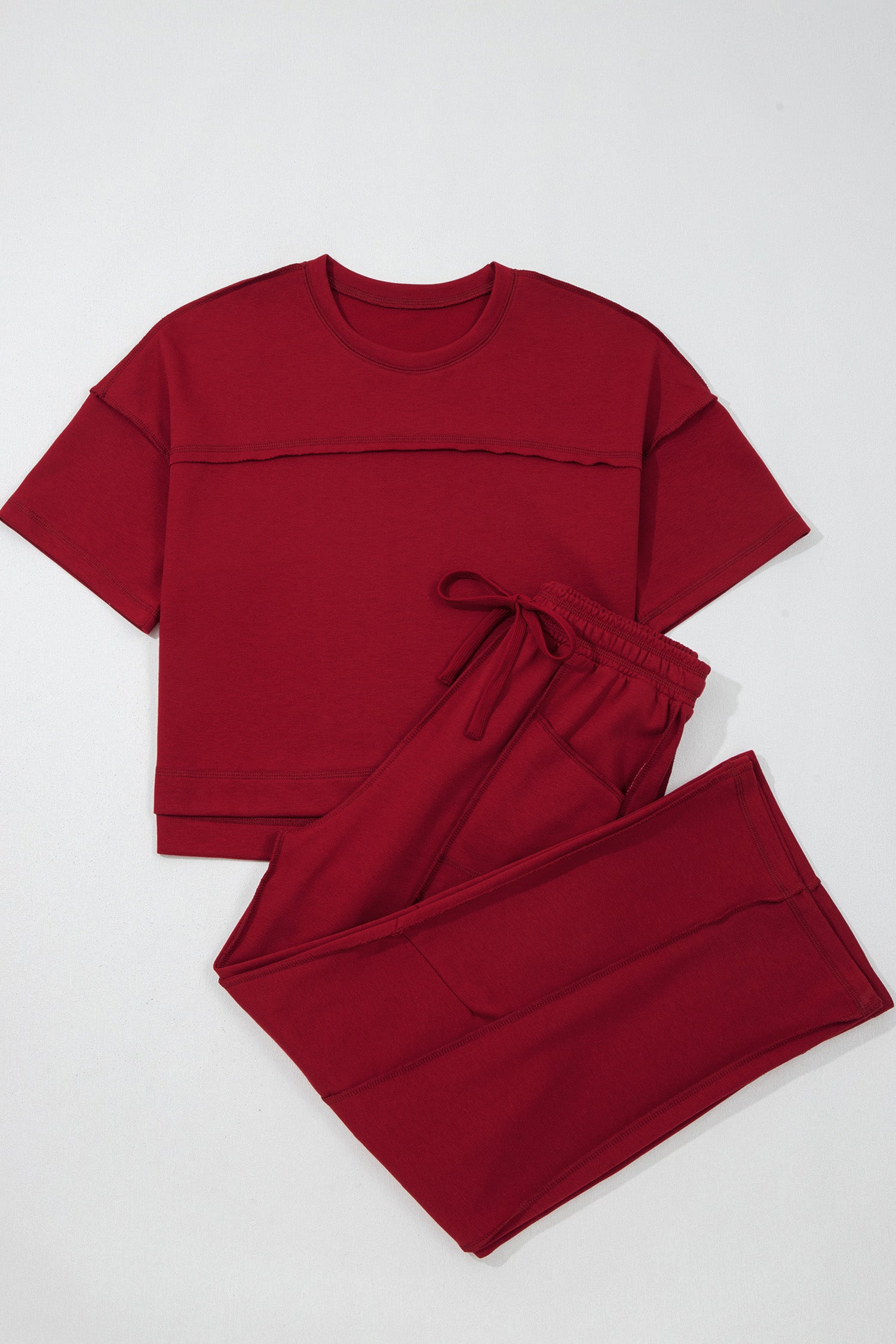 Boxy Tee and Barrel Pants Set