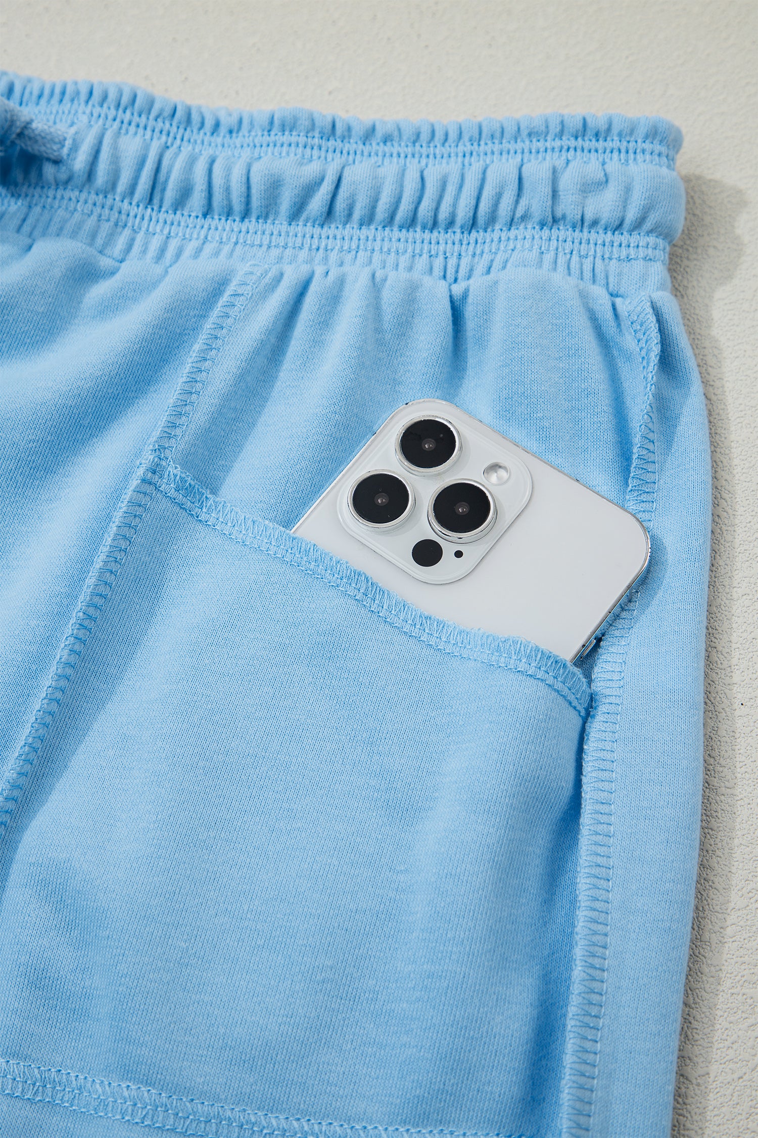 Sky Blue Pants Set