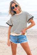Black Stripe Top
