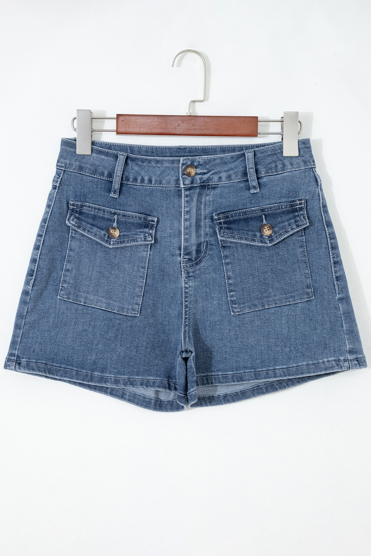 Dusk Blue Denim Shorts