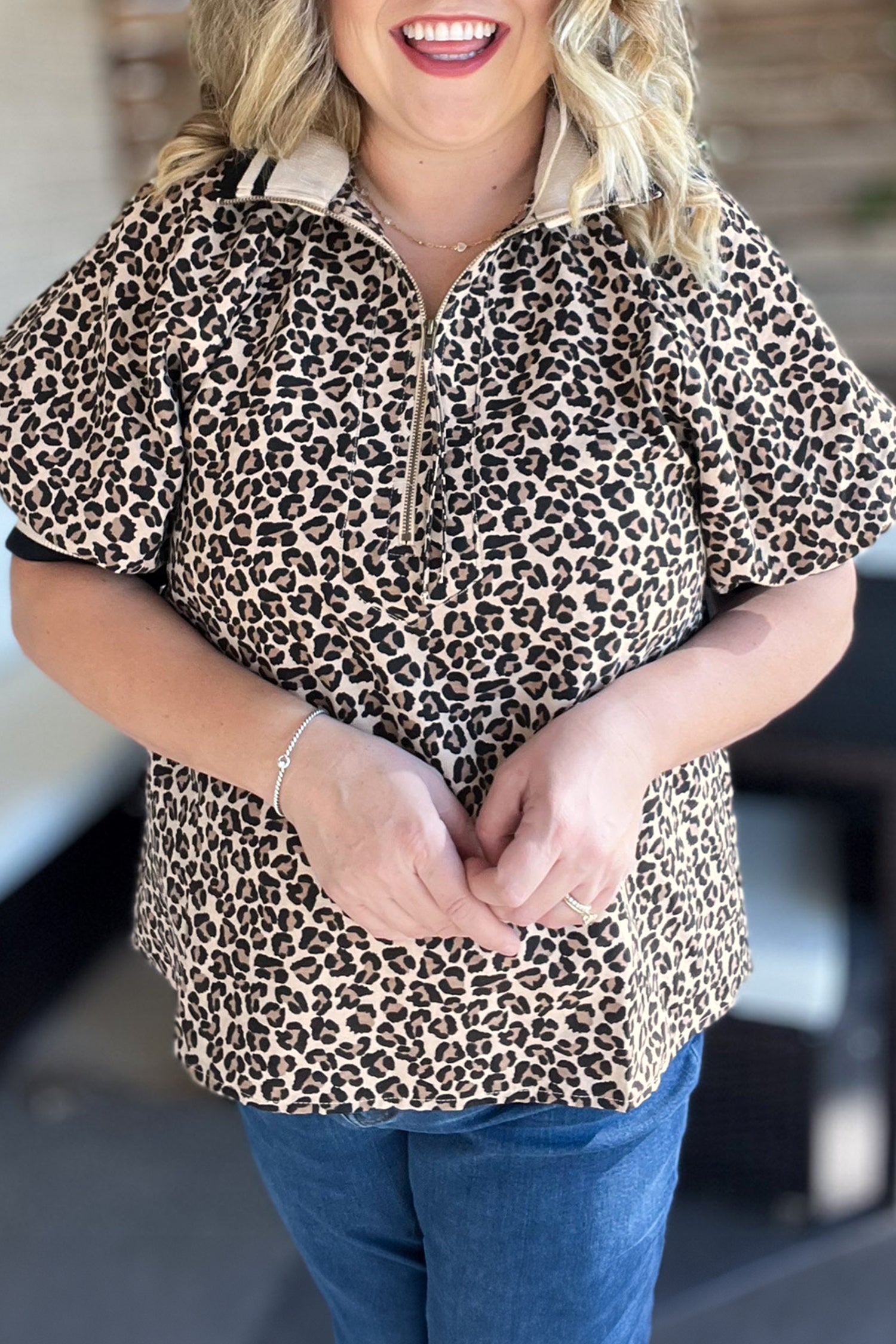 Wild Luxe Leopard Blouse