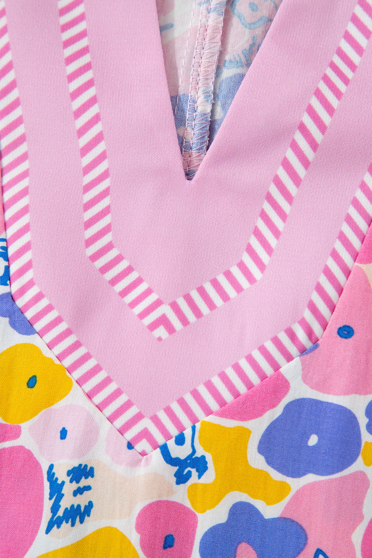 Pink Playful Floral Blouse