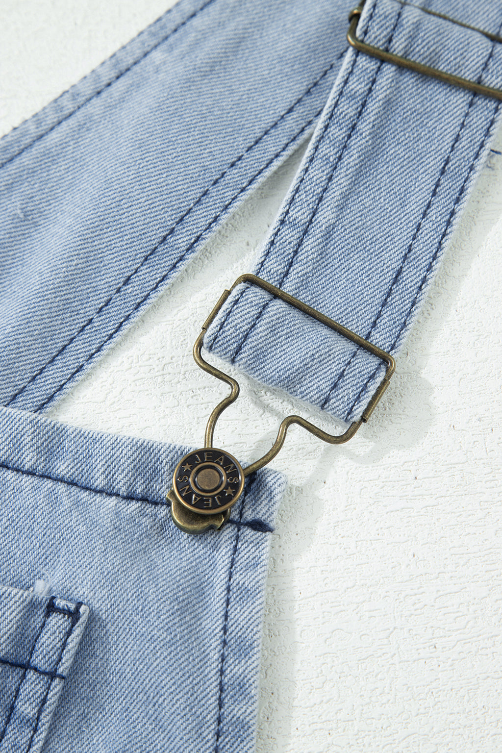 Retro Denim Overall Jumpsuit