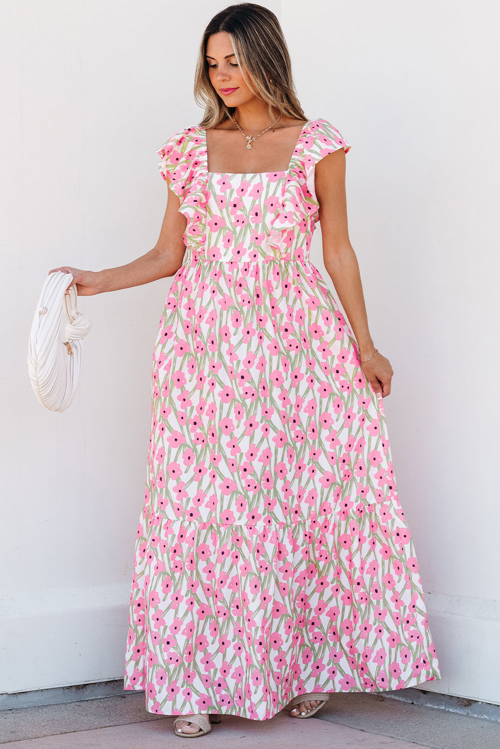 Petal Floral Maxi Dress